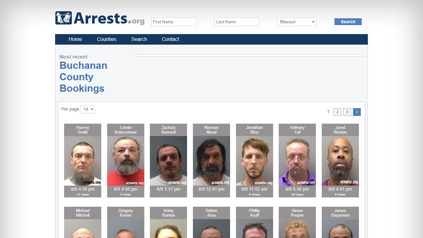 Buchanan County Arrests and Inmate Search